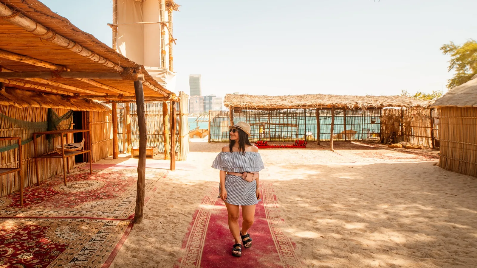 Heritage Village Abu Dhabi showcasing traditional Emirati houses, crafts, and desert culture