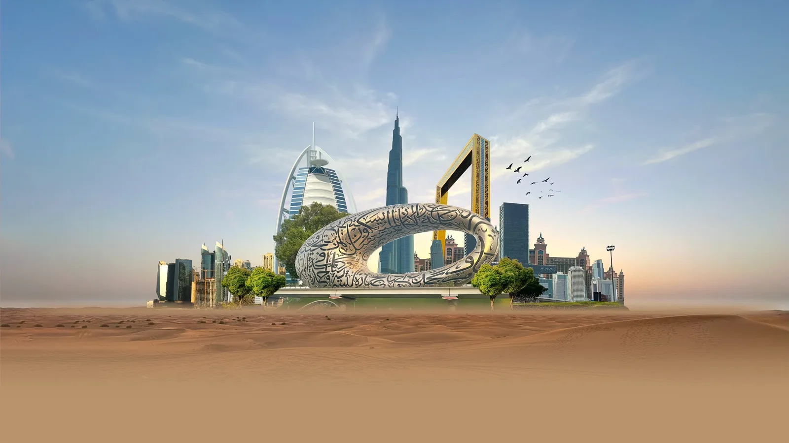 Iconic Dubai buildings and landmarks showcasing the modern skyline and architectural wonders of Dubai